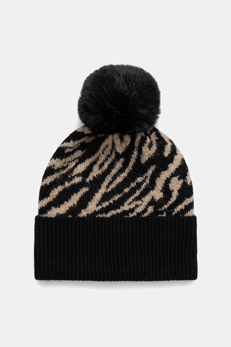 Morgan czapka z domieszką wełny kolor czarny 5BOZEB