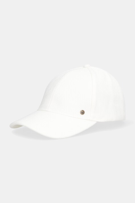 United Colors of Benetton czapka z daszkiem kolor beżowy 60OZDA01C