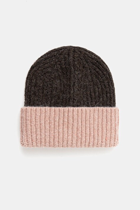 Σκουφί από μείγμα μαλλιού United Colors of Benetton χρώμα: καφέ, 6NWBDA01L