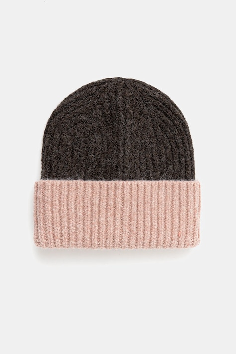 Σκουφί από μείγμα μαλλιού United Colors of Benetton χρώμα: καφέ, 6NWBDA01L