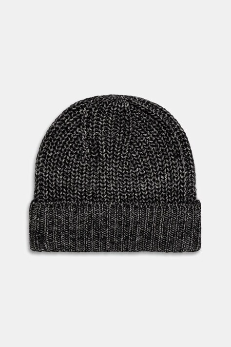 Sisley czapka z dodatkiem wełny kolor szary 1H5BLA00K