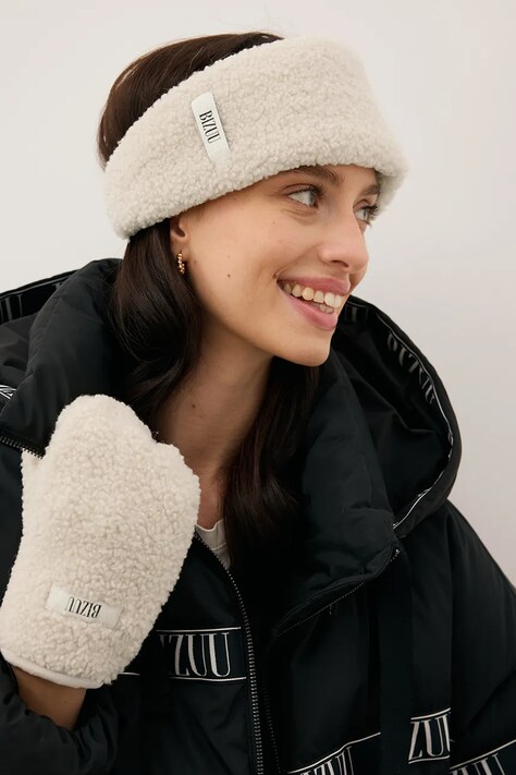 Bizuu opaska FUZZKA kolor beżowy FUZZKA KREMOWY