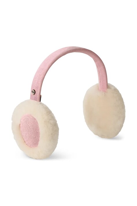 Παιδικά σουέτ αυτάκια UGG DAZZLE EARMUFF χρώμα: ροζ, 103617