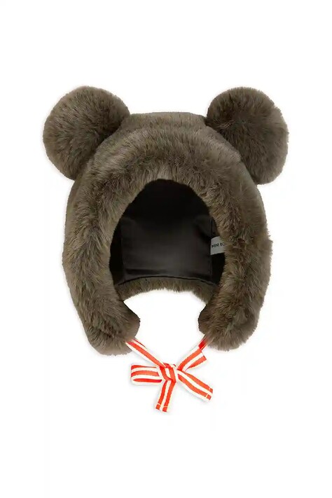 Mini Rodini czapka dziecięca kolor szary 25765100