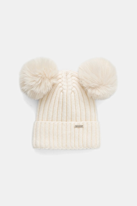 Παιδικό μάλλινο σκουφάκι Jamiks AVANI IIA χρώμα: μπεζ, JZI325