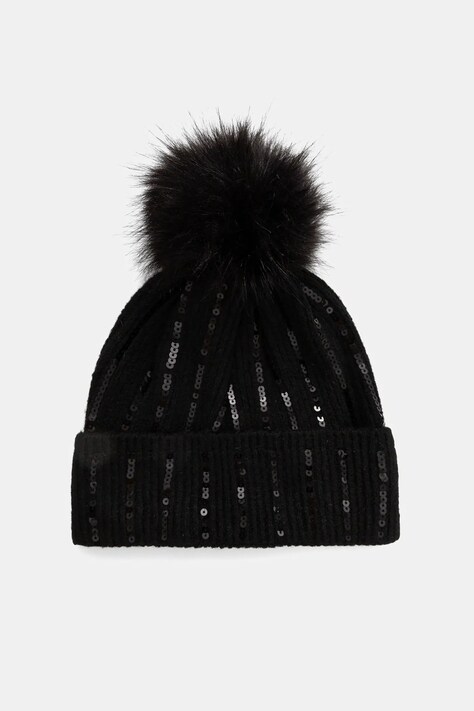 United Colors of Benetton czapka dziecięca kolor czarny 65W8CA02X
