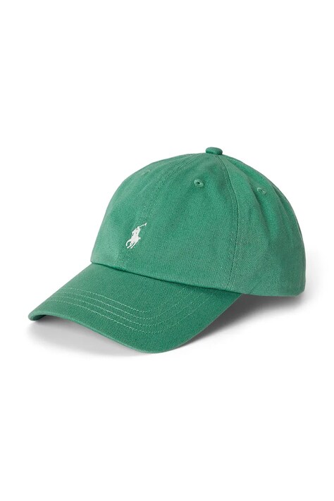 Kšiltovka Polo Ralph Lauren zelená barva, hladká, 323785653067