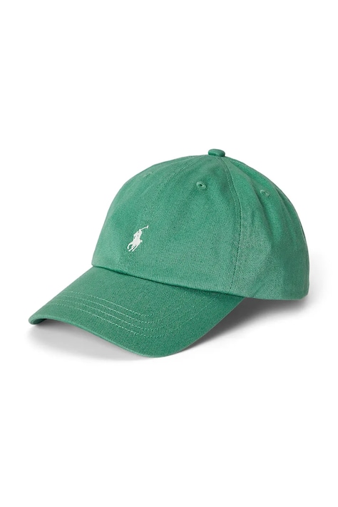 Кепка Polo Ralph Lauren колір зелений однотонна 323785653067