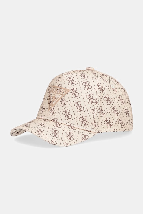 Детская хлопковая кепка Guess цвет бежевый H5YZ03 WO08O