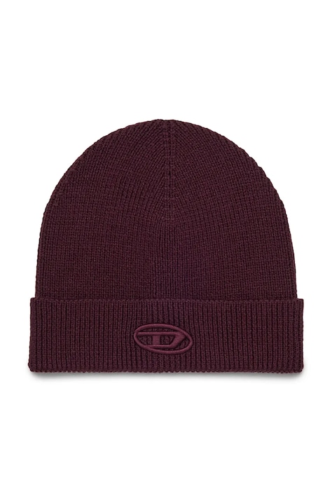 Diesel căciulă de lână pentru copii FKCODERFULLYC HAT culoarea bordo, J02392
