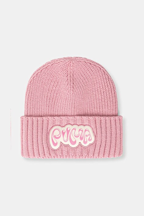 Puma căciulă copii COMIC Mid Crown Beanie Jr culoarea roz, 026558