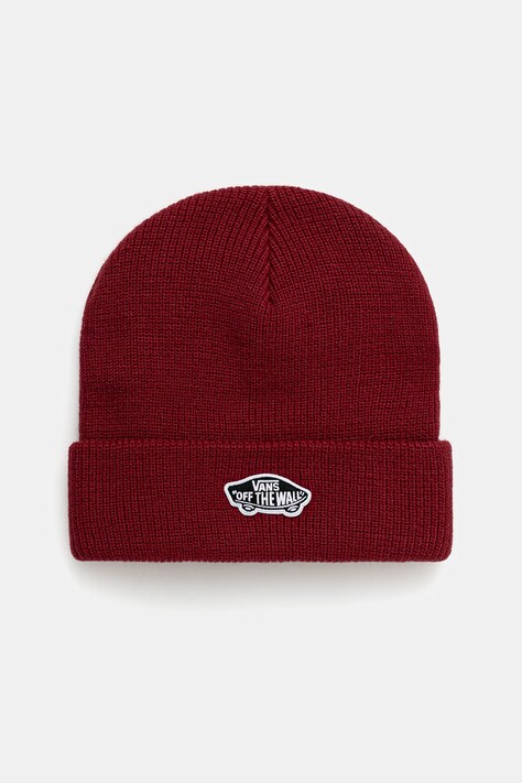 Vans căciulă copii Vans Classic Cuff Beanie culoarea bordo, VN000Q1FBRD1