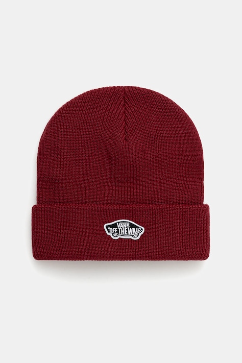 Dětská čepice Vans Vans Classic Cuff Beanie vínová barva, VN000Q1FBRD1
