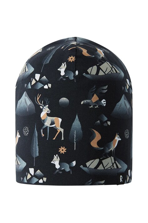 Otroška dvostranska kapa Reima Tanssi črna barva, 5300056E