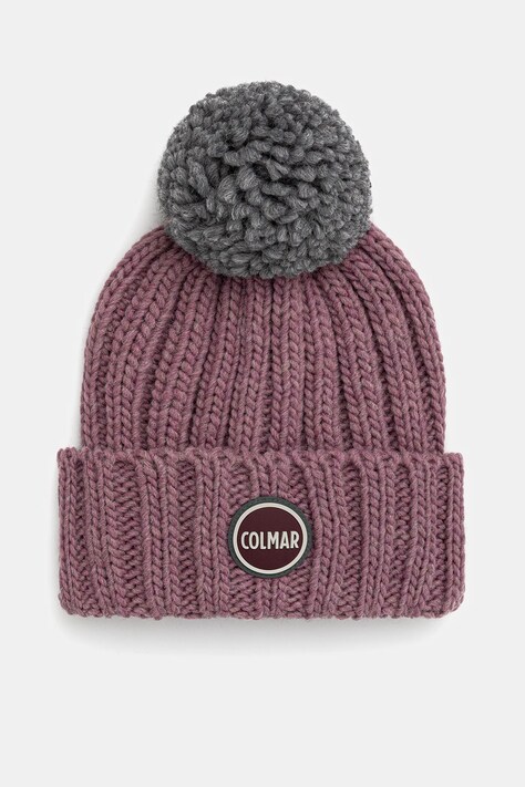 Colmar czapka z wełną dziecięca BOX kolor fioletowy 5369N.3RZ
