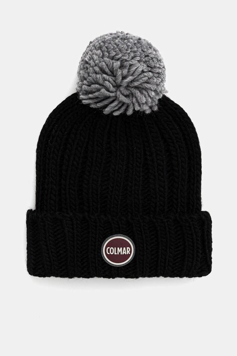 Colmar czapka z wełną dziecięca BOX kolor czarny 5369N.3RZ