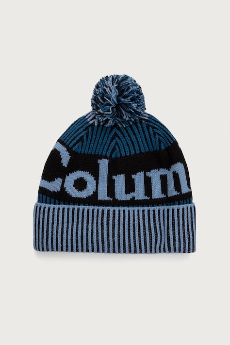 Columbia Czapka z pomponem dziecięca Youth Polar Powder niebieska 2137311