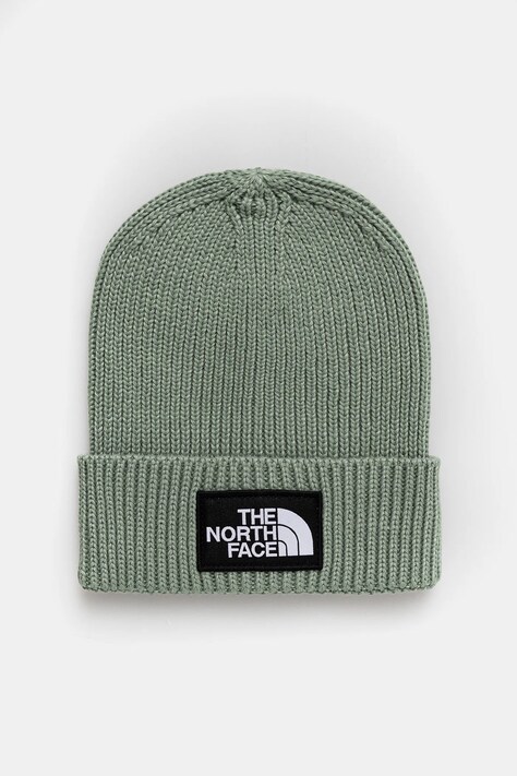 Dječja kapa The North Face KIDS TNF LOGO BOX CUFFED BEANIE boja: zelena, NF0A8CGUBQ11