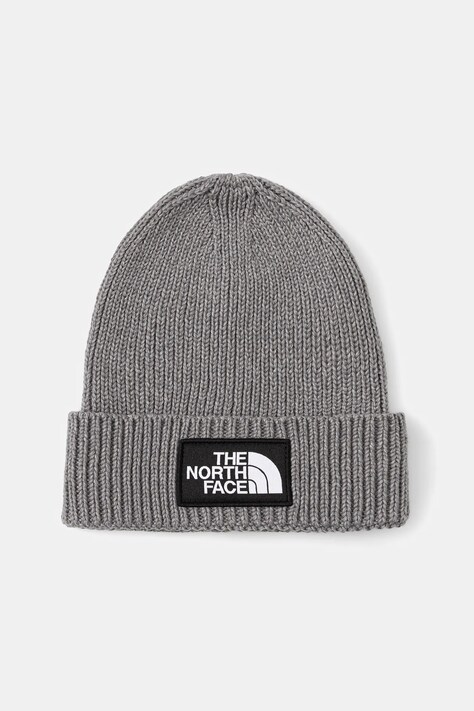 Dječja kapa The North Face KIDS TNF LOGO BOX CUFFED BEANIE boja: siva, NF0A8CGUDYY1