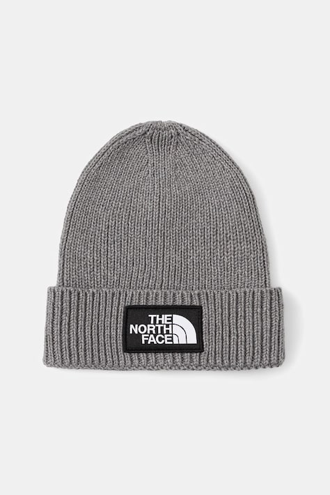 Παιδικός σκούφος The North Face KIDS TNF LOGO BOX CUFFED BEANIE χρώμα: γκρι, NF0A8CGUDYY1
