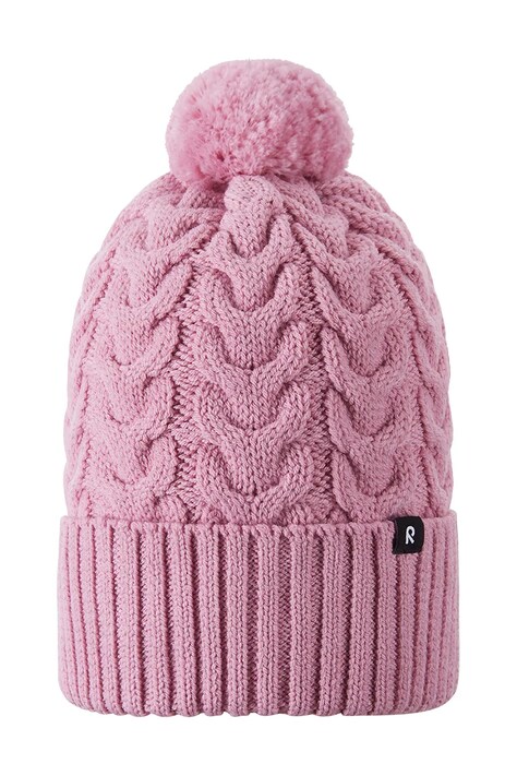 Reima cappello con lana per bambini Routii colore rosa 5300088C