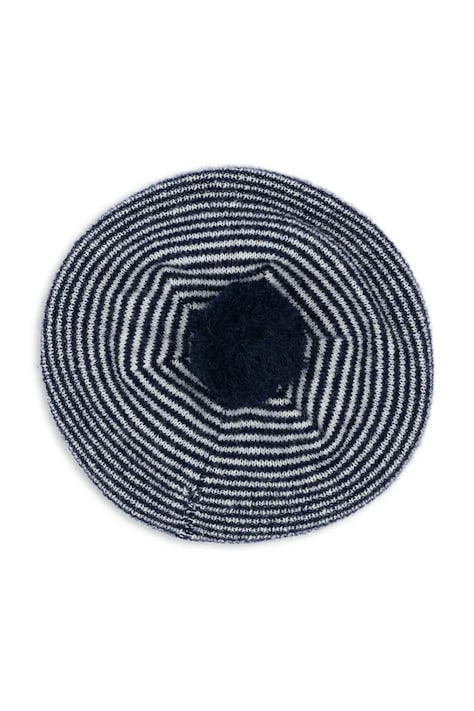 Detská baretka Konges Sløjd BERLE KNIT BERET tmavomodrá farba, KS103716