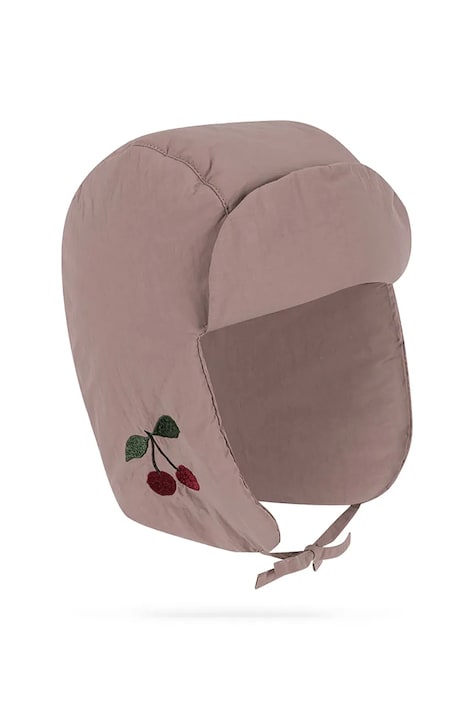 Бебешка шапка Konges Sløjd JUNO HAT в розово KS103486