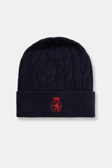 Kapa Tommy Hilfiger mornarsko modra barva, AU0AU02041
