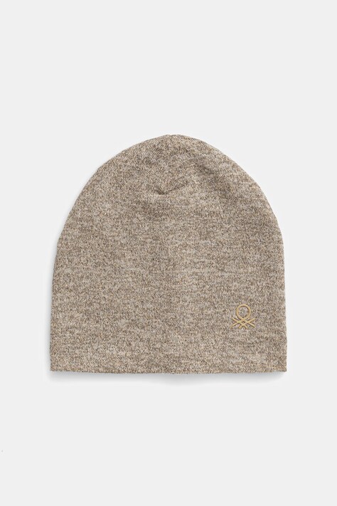 Detská čiapka United Colors of Benetton zelená farba, 65JVCA02P