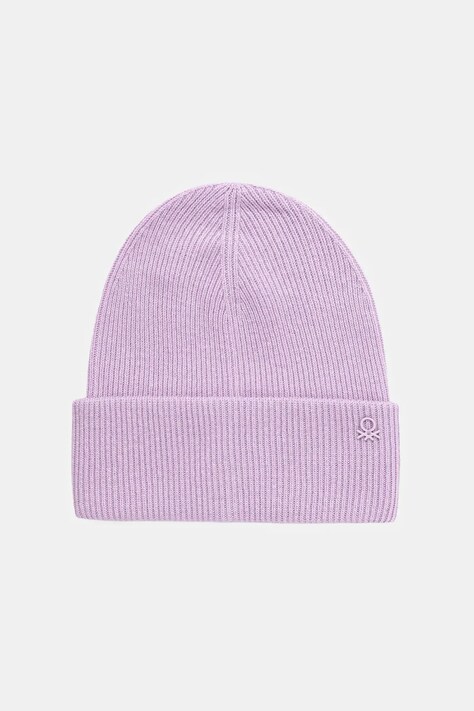 United Colors of Benetton căciulă de lână pentru copii culoarea violet, 126WCA00X