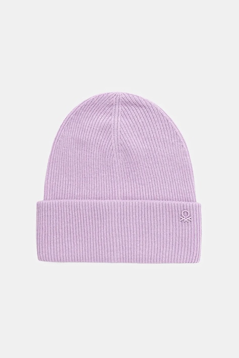 United Colors of Benetton căciulă de lână pentru copii culoarea violet, 126WCA00X