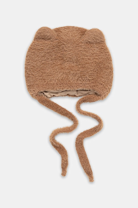 Dětská čepice Jamiks DENBY hnědá barva, JZI031