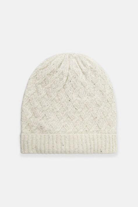 Καπέλο United Colors of Benetton χρώμα: μπεζ, 19WMCA019