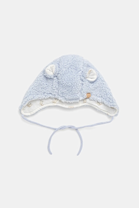 Kojenecká čepice United Colors of Benetton modrá barva, 68HPAA011