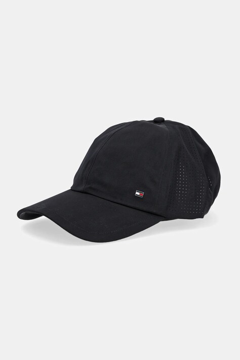 Кепка Tommy Hilfiger колір чорний однотонна AM0AM13429