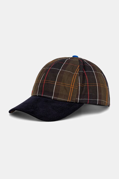 Barbour czapka z daszkiem x Paul Smith Cap kolor granatowy MHA0927TN28