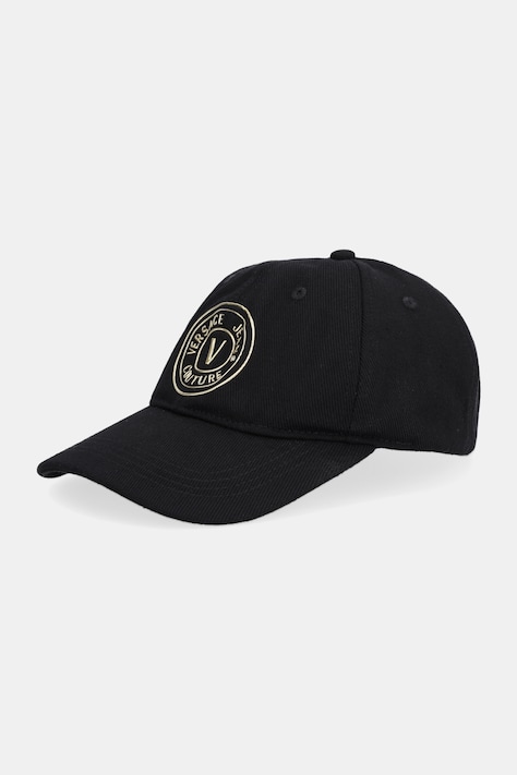 Бавовняна бейсболка Versace Jeans Couture колір чорний 79GAZK26 ZG388