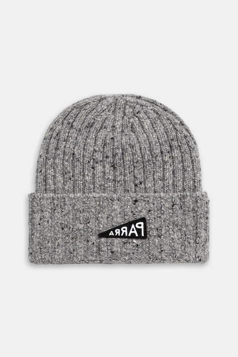 by Parra pălărie din amestec de lână Reversed flag culoarea gri, 54477