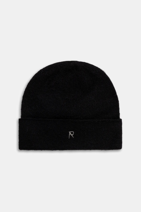 Шапка з додаванням вовни Represent Textured Knit Beanie колір чорний  MLM100391