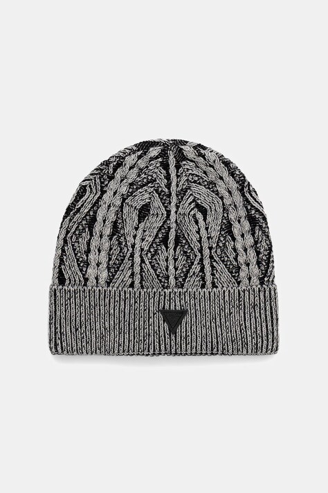 Guess czapka z dodatkiem wełny kolor szary M5BZ14 Z0531