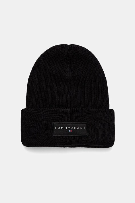Tommy Jeans berretto in cotone colore nero  AM0AM13666