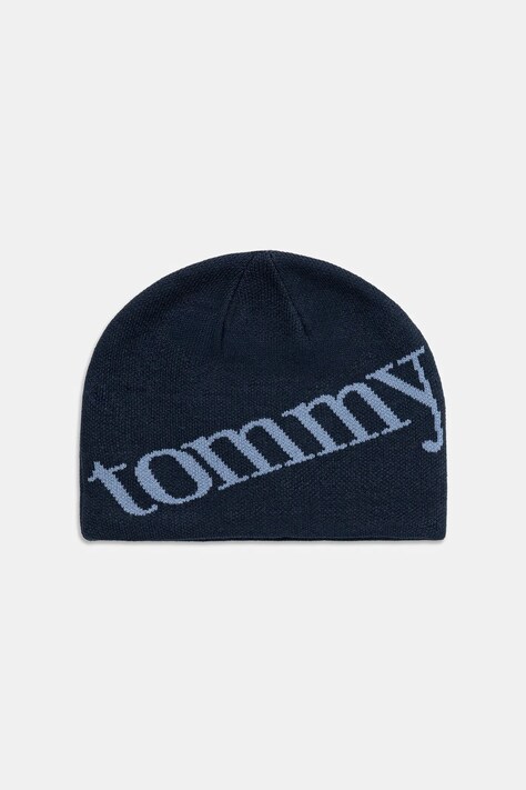 Čepice Tommy Jeans tmavomodrá barva, AM0AM13798