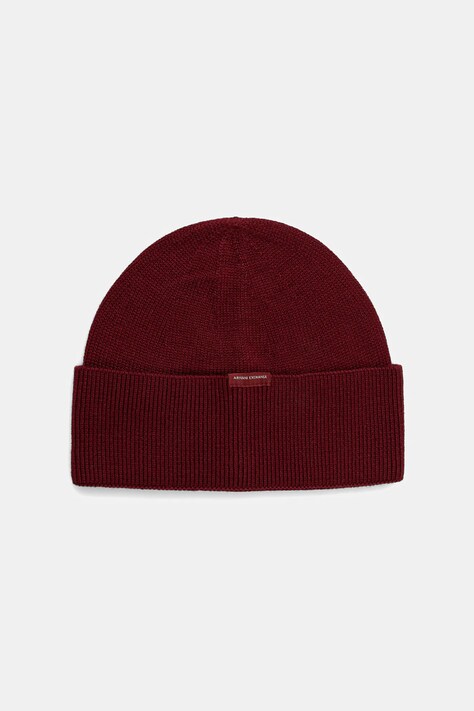 Armani Exchange căciulă din amestec de lână culoarea bordo, XM001534 AF14008