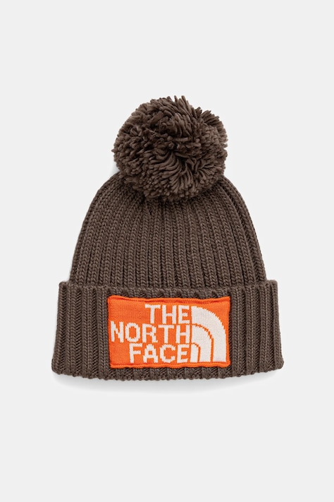 The North Face căciulă Heritage Ski Tuke culoarea maro, NF0A7WJO88O1