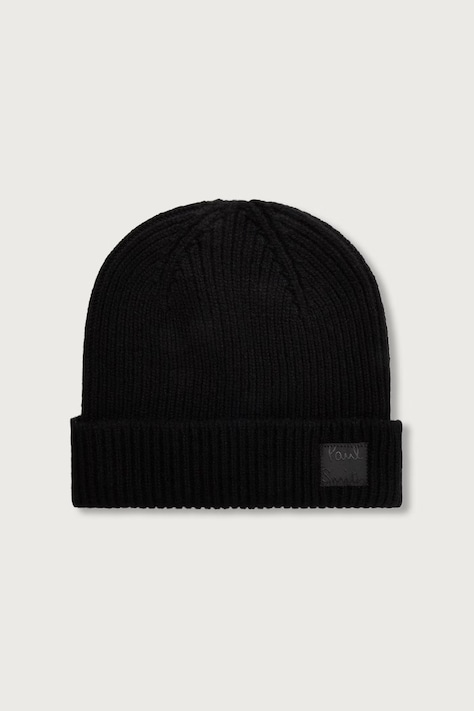 Paul Smith Czapka męska wełniana czarna M1A-383MK-T719