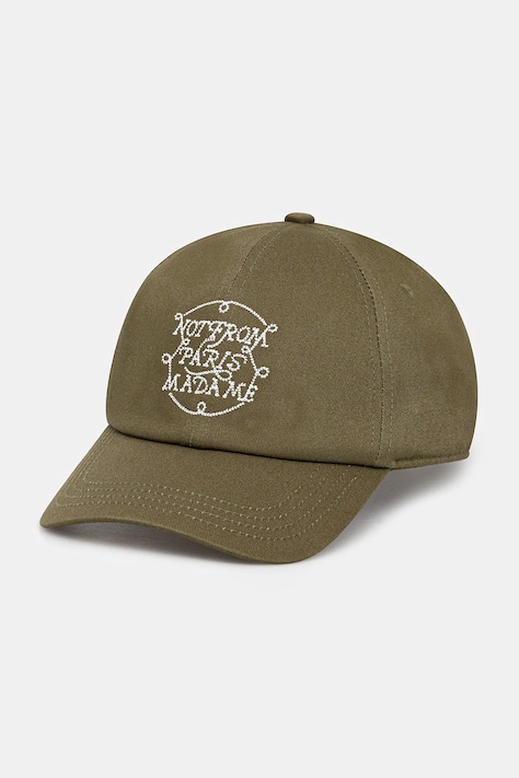 Drôle de Monsieur berretto da baseball La Casquette Slogan Tresses colore verde H.CP178.CO138
