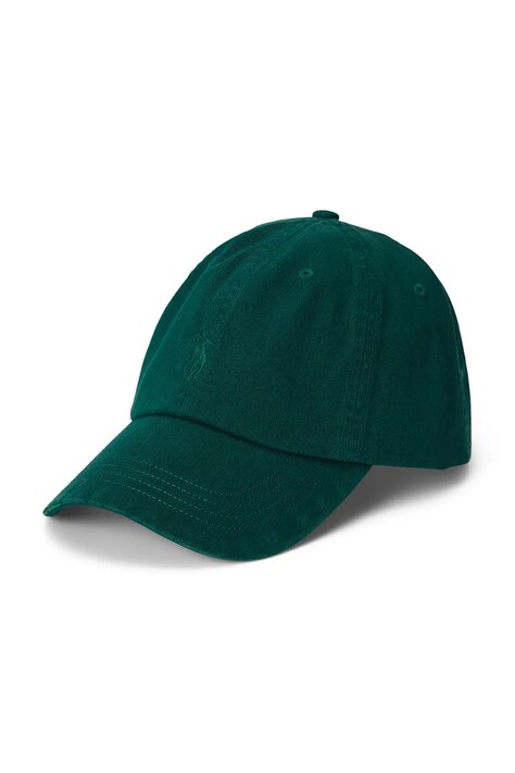 Polo Ralph Lauren czapka z daszkiem bawełniana kolor zielony 710980231