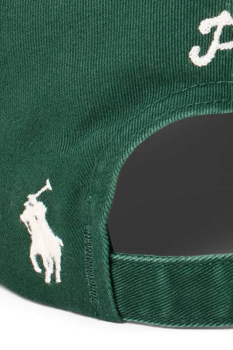 Polo Ralph Lauren czapka z daszkiem bawełniana kolor zielony 710982059