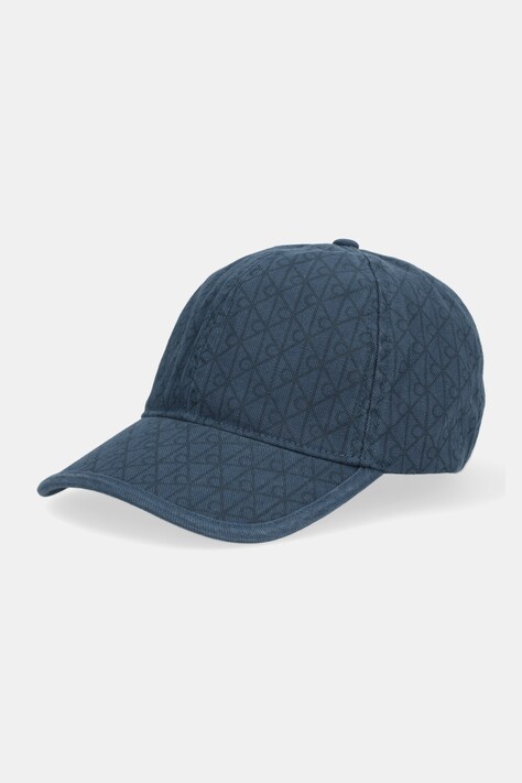 Calvin Klein czapka z daszkiem bawełniana kolor turkusowy LV04D5029G
