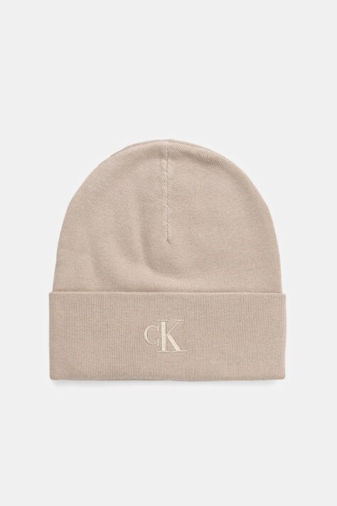 Calvin Klein căciulă culoarea bej, LV04D8020G